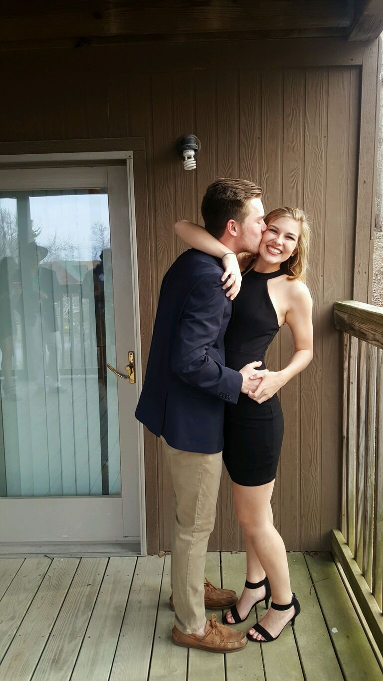 Joey & Casey met at JMU. Shortly after, Joey asked her to be his mountain weekend date in March. 