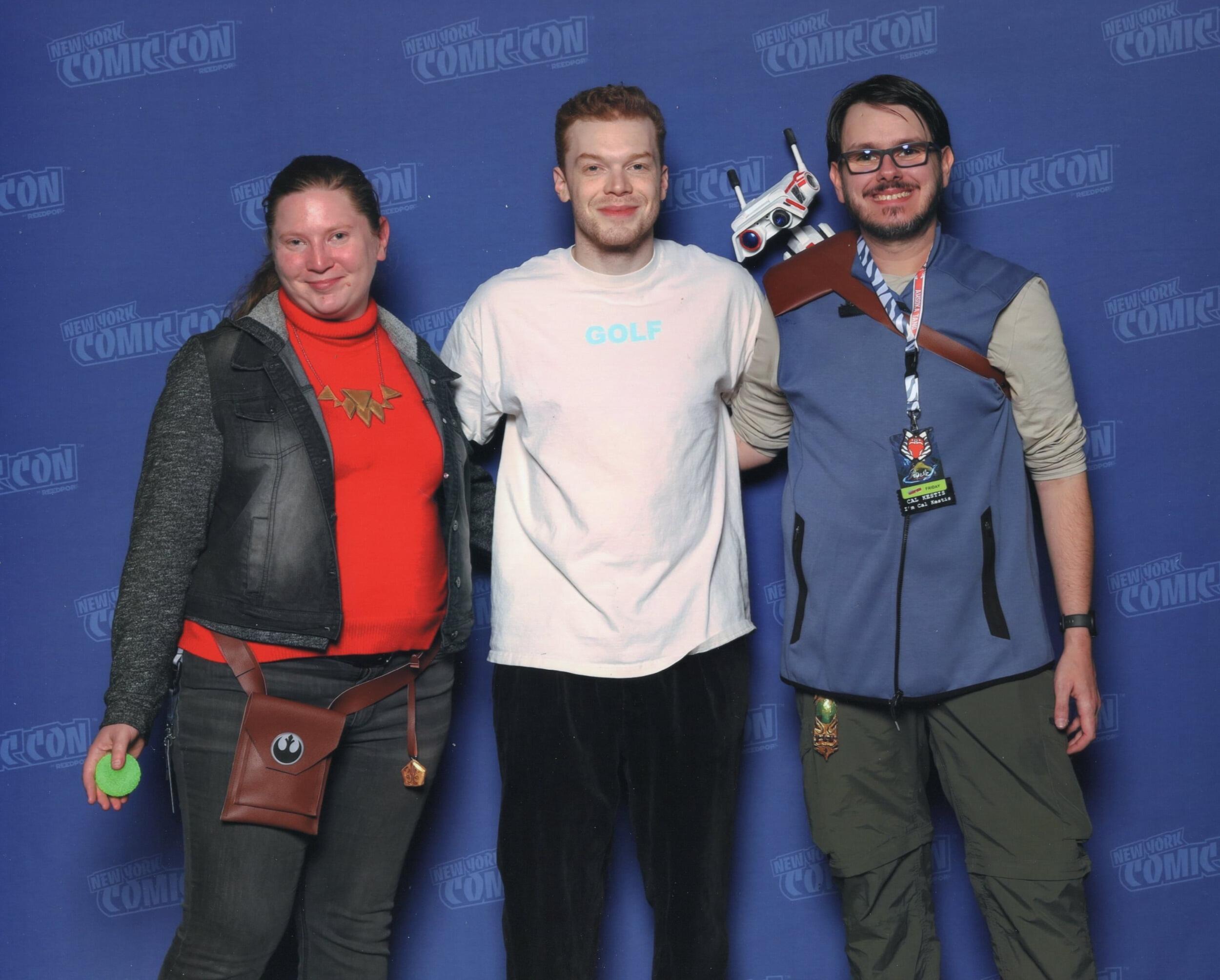 Our first New York Comic Con! We made our own cosplays and met famous people!