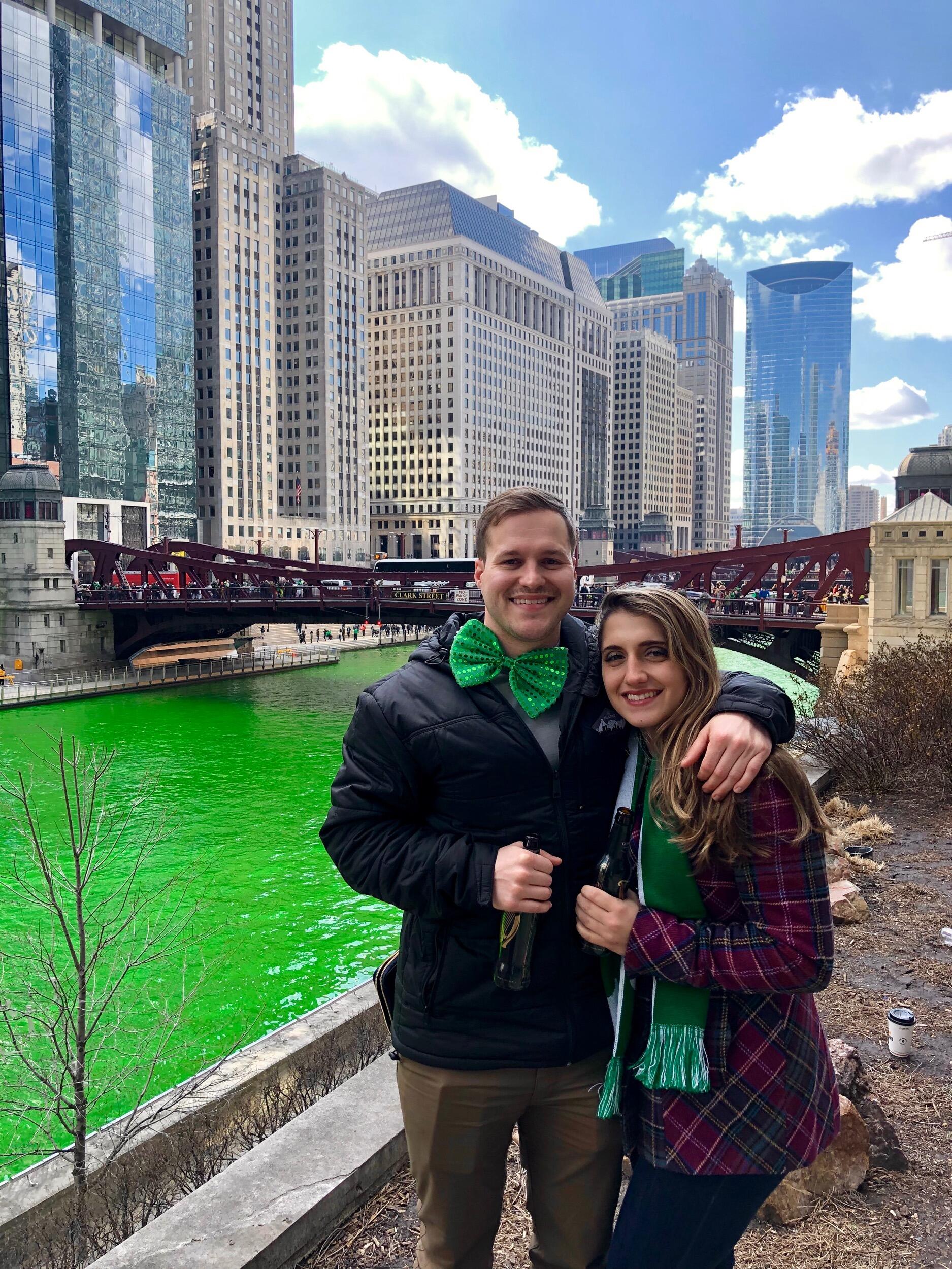 Chicago for St. Paddy's day weekend in celebration of Marisa's 24th birthday.