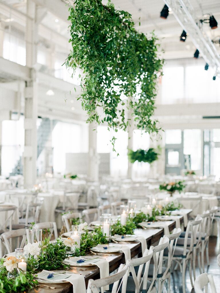 Hanging greenery for your spring wedding ideas