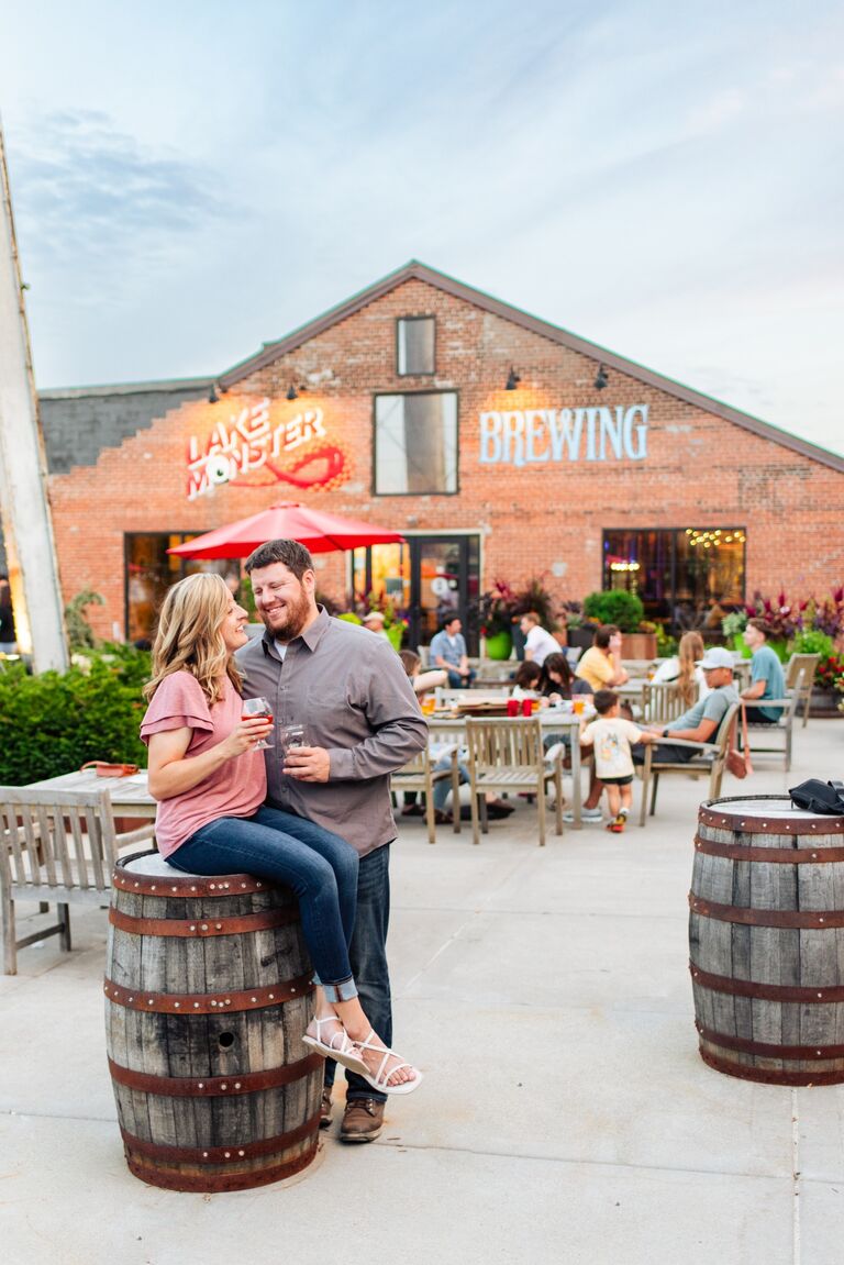 First date at Lake Monster Brewing