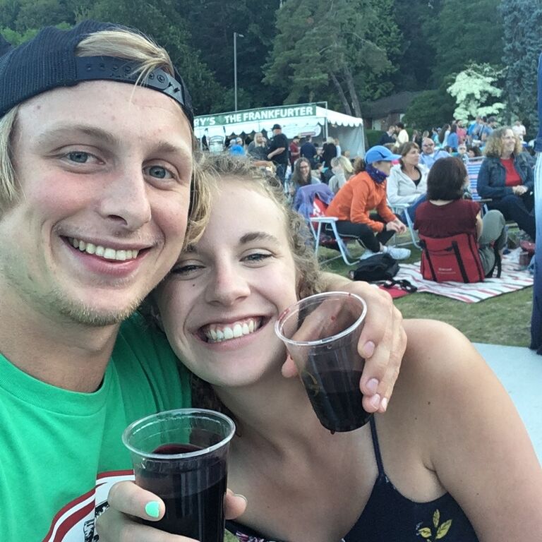 Concert near Seattle at Chateau Ste. Michelle