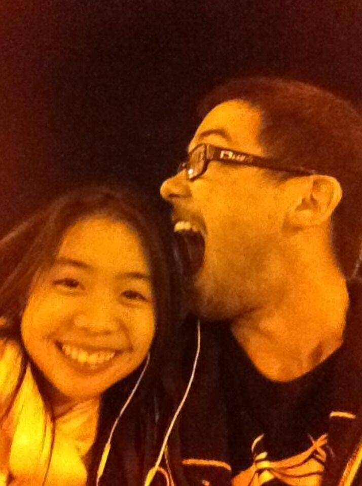 Thao & Jose's first late night hangout at Evergreen Square (as friends)