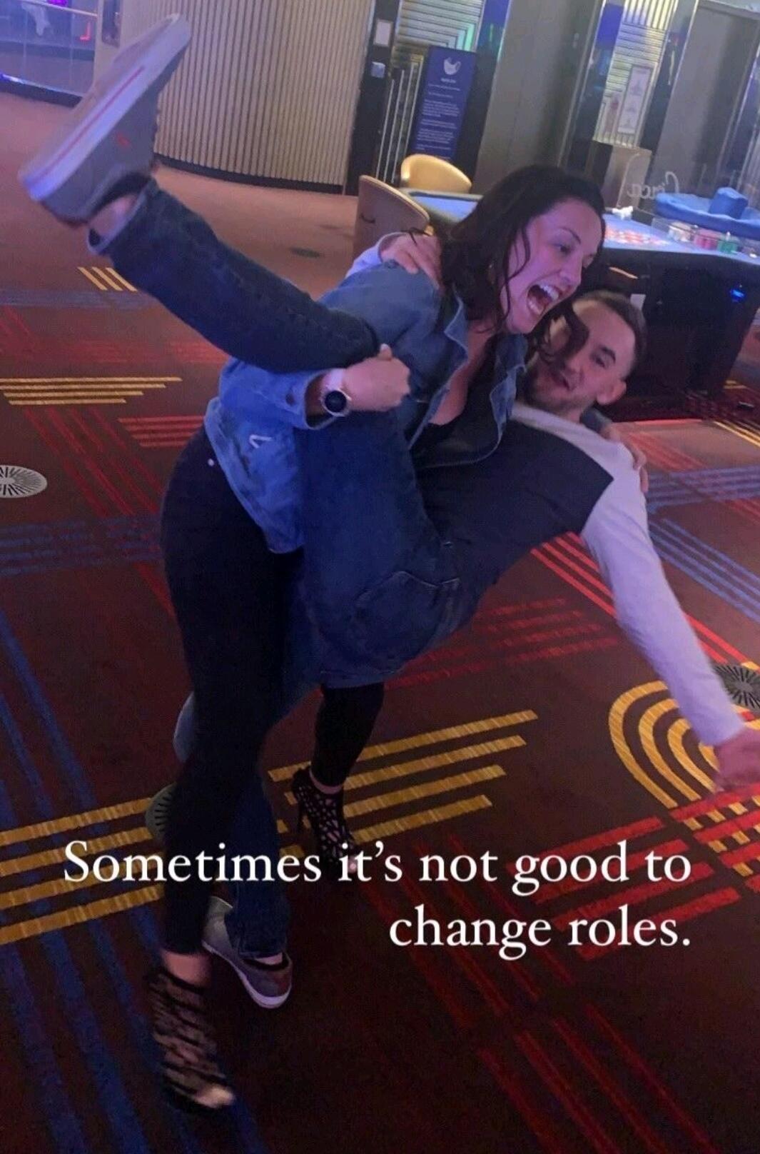 Paul and Colleen met on a group trip in Las Vegas. They bonded over a love for gambling and the East Coast. 