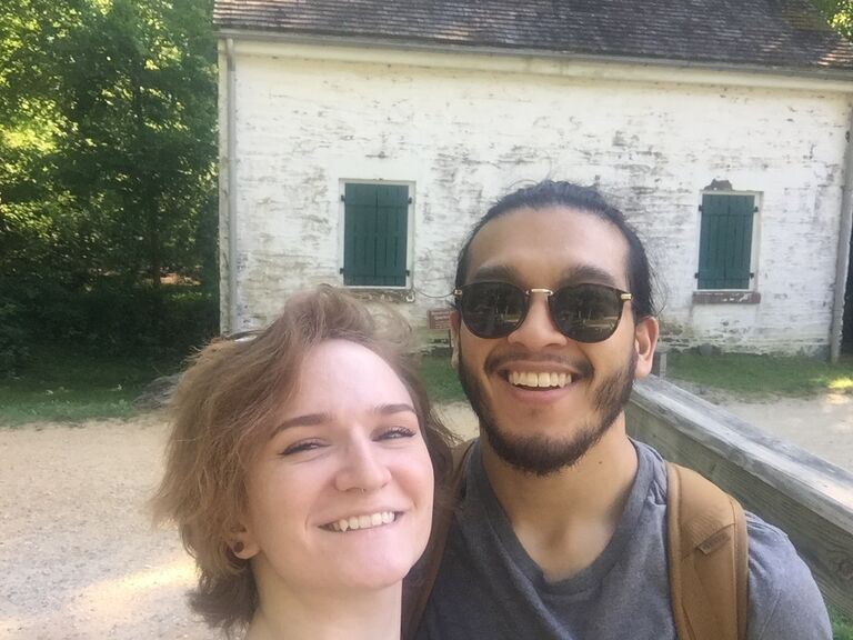 Our first hike together along the C&O Canal