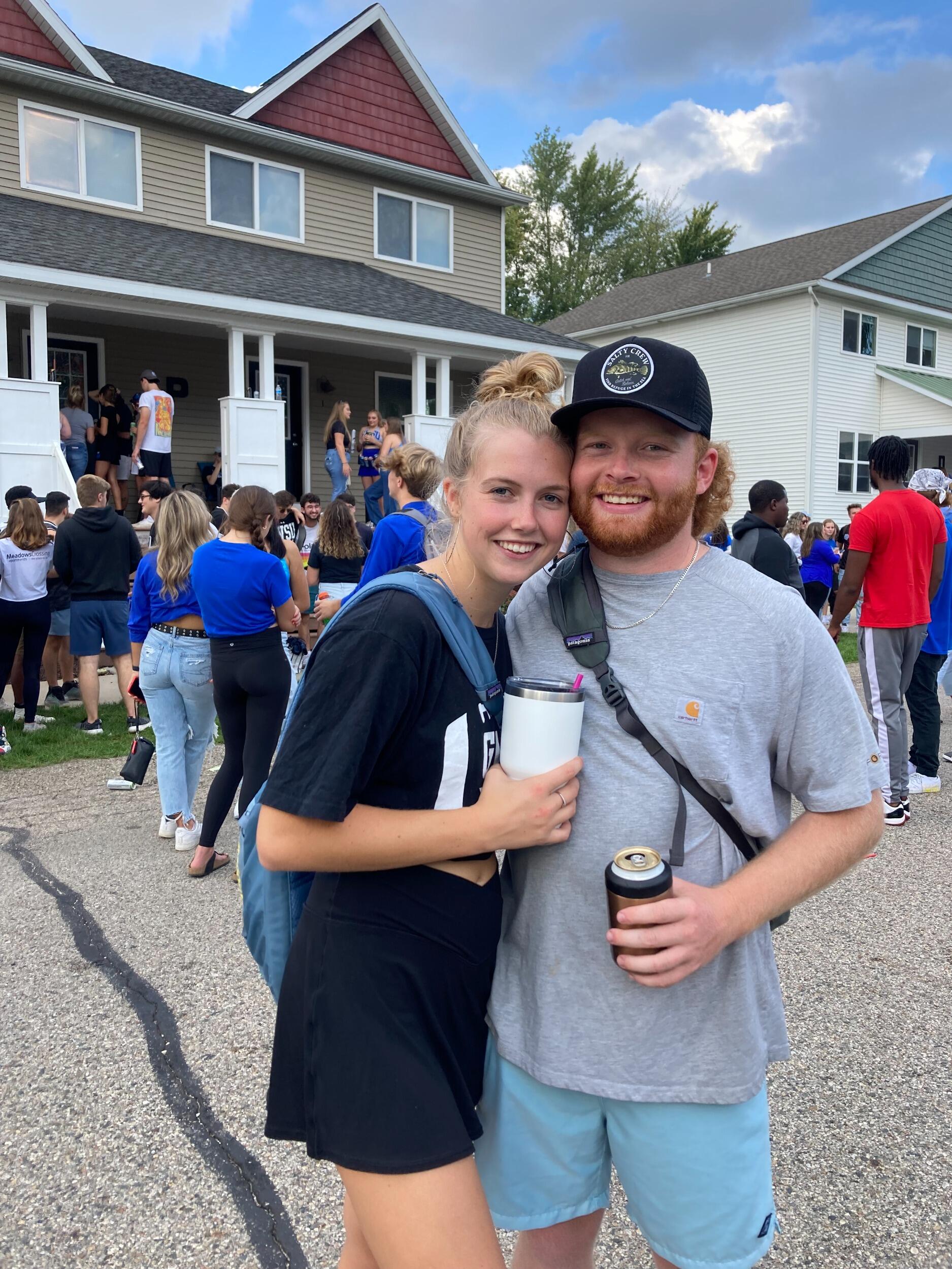 Caleb dual enrolled as a part time GVSU student on the weekends!