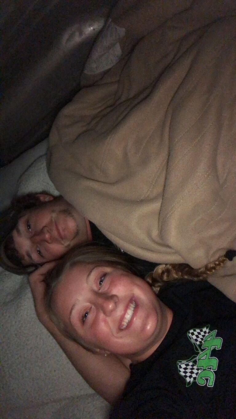 We had our first date (stargazing).