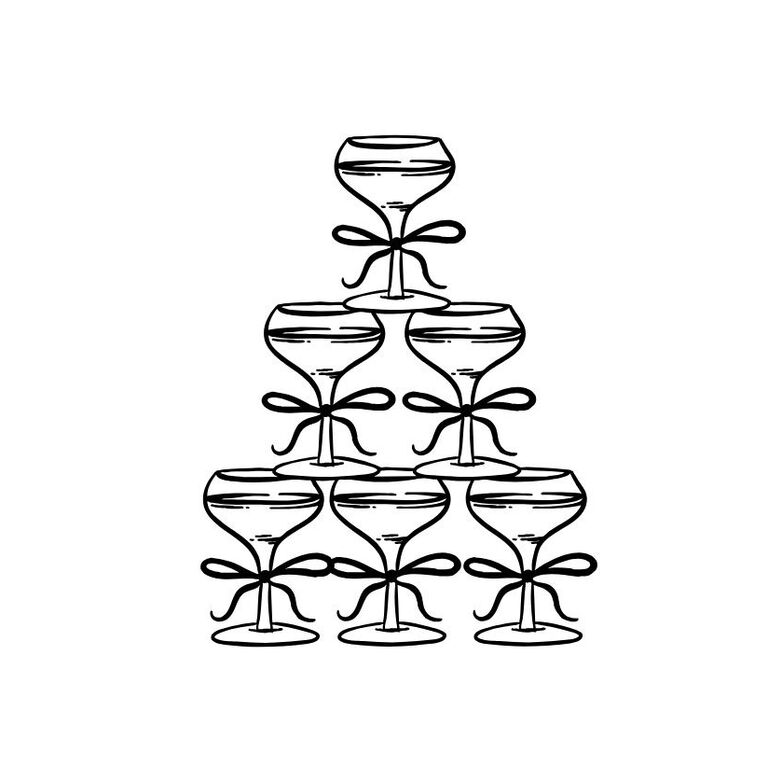 18.50 - Prosecco tower