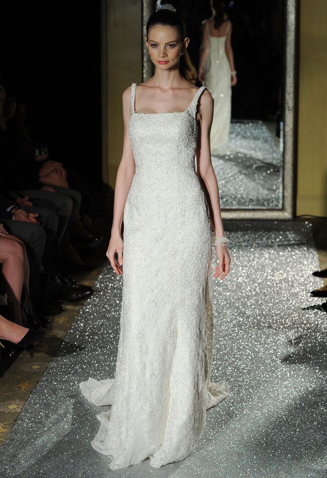 Oleg Cassini Wedding Dresses 2015 Showcases Detailed Floral Appliques ...