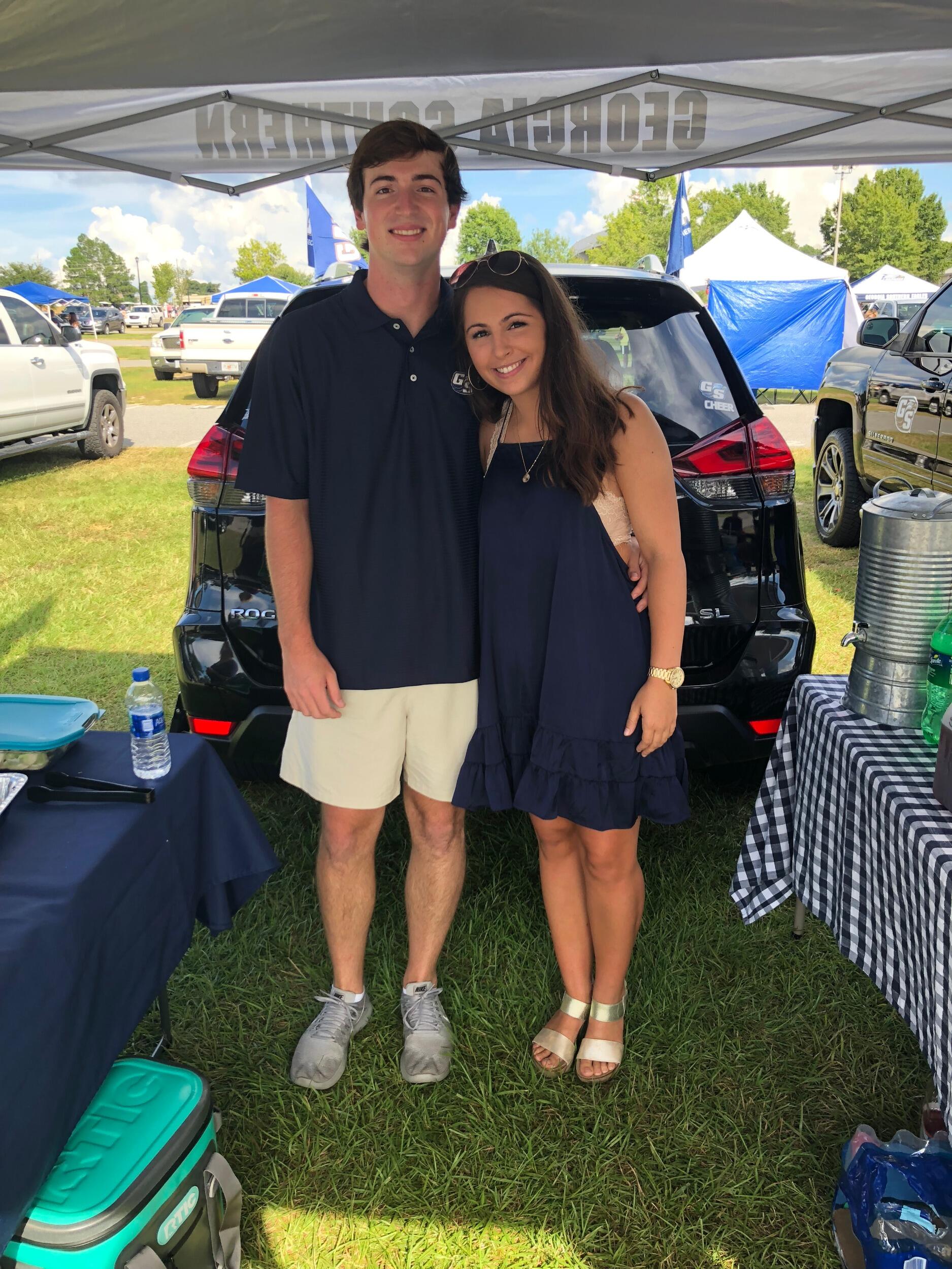 The next season of life began. We spent our weekdays studying & our weekends cheering on the Georgia Southern Eagles!