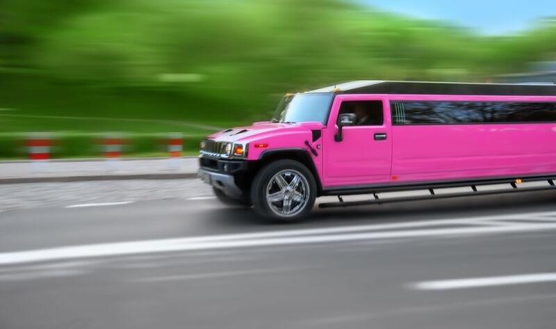 Barbie theme party ideas: pink car rental