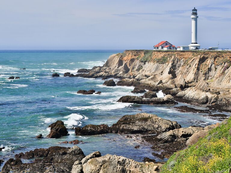 Point Arena Lighthouse in Mendocino County, California