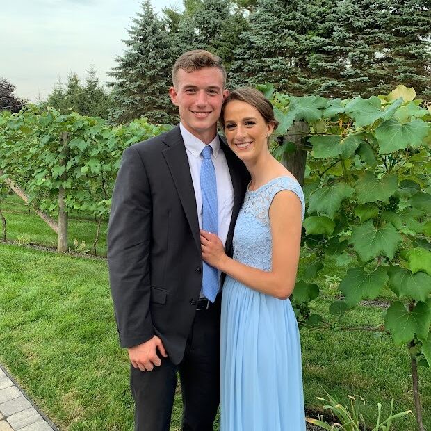 We celebrated Lauren & Jeff's wedding together (and Chris met the entire extended family) 