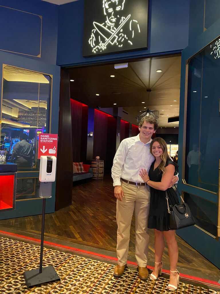 When to Gordan Ramsey's Steakhouse for Jared's birthday!