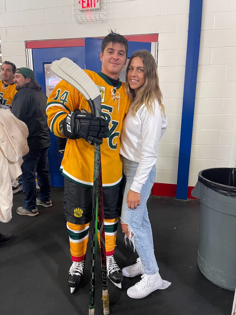 We were back to long distance when school started again! Meg was at Grove City and Mitch at SVC.