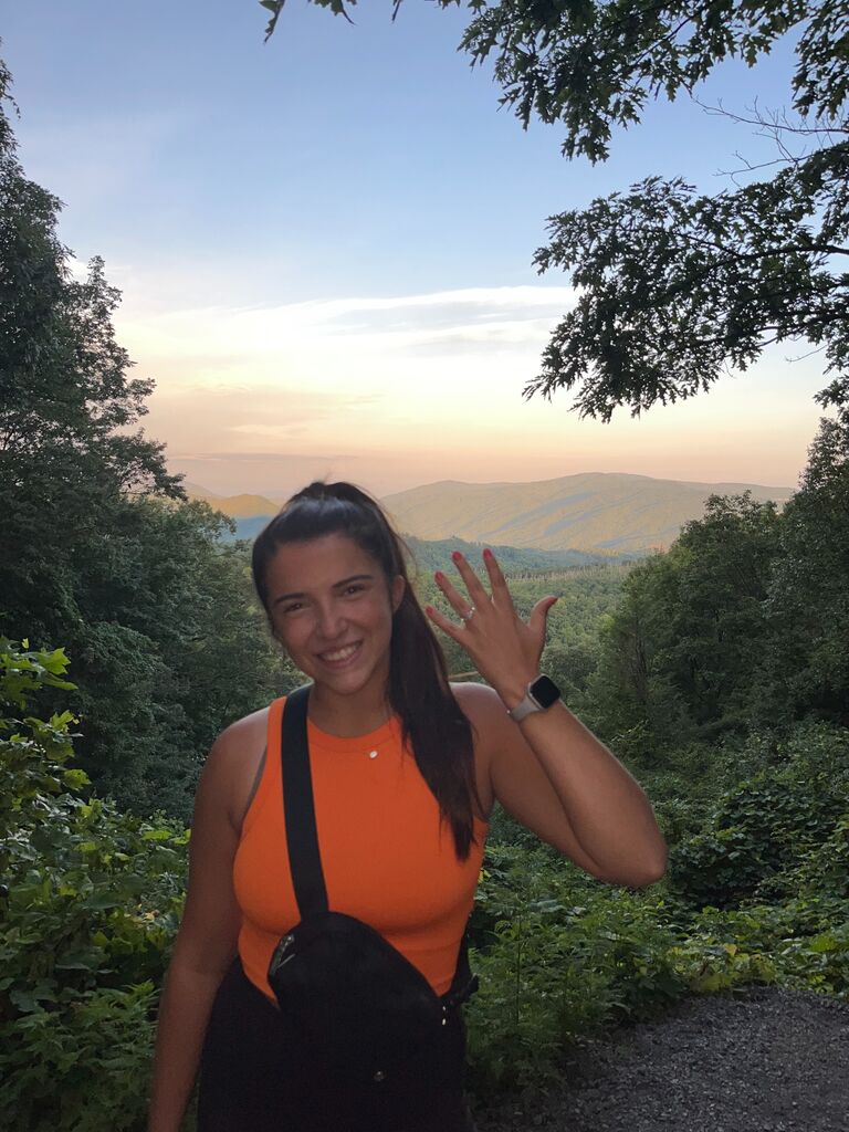 We got engaged in Gatlinburg, TN, and celebrated with friends and family.