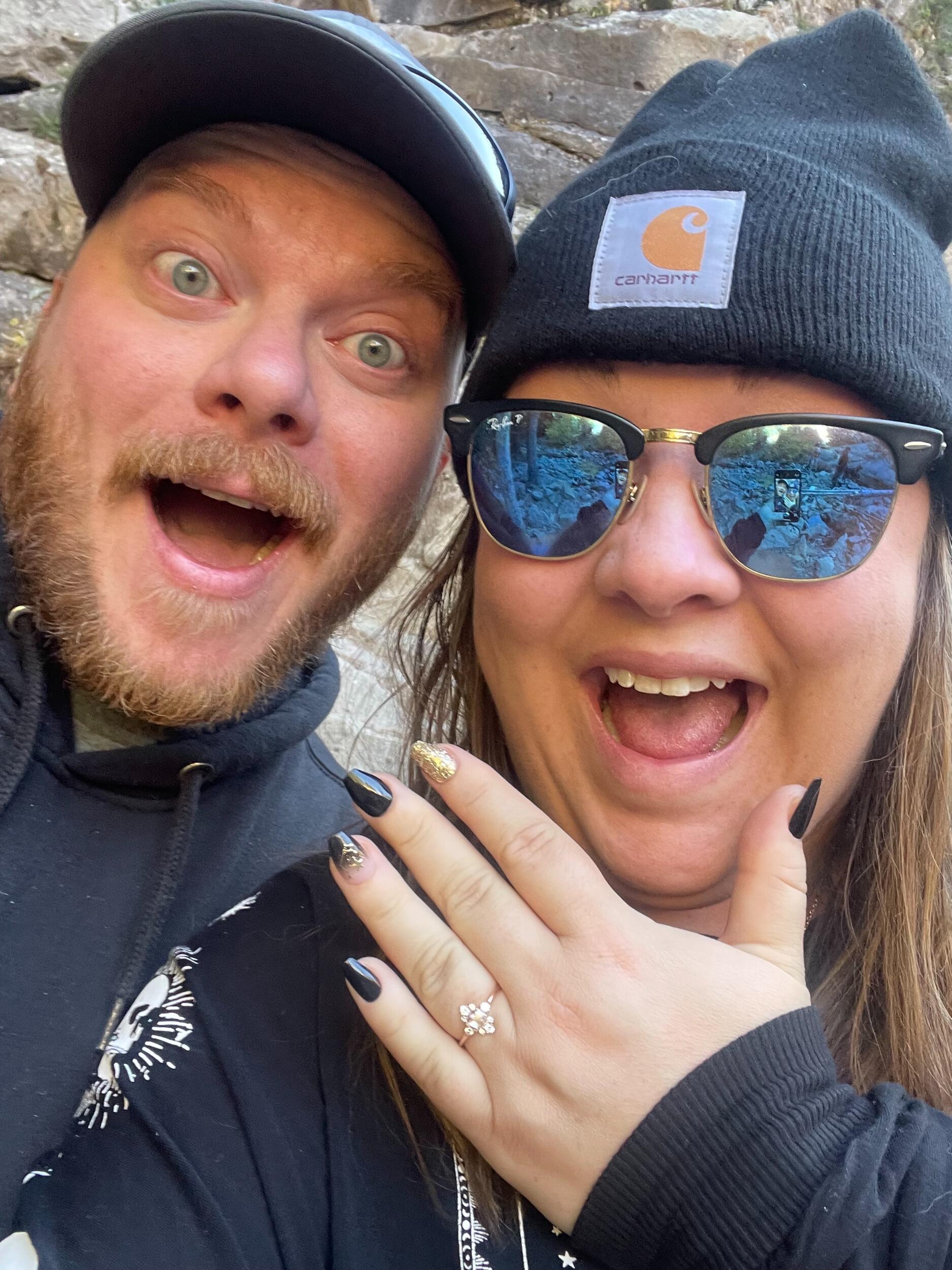 We got engaged! 