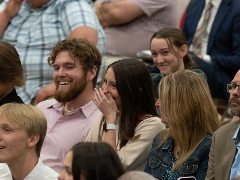 Katie's graduation from MLC and call day. This is when Katie found out she would be teaching at Salem in Woodbury, MN and live only 8 minutes away from Jon.