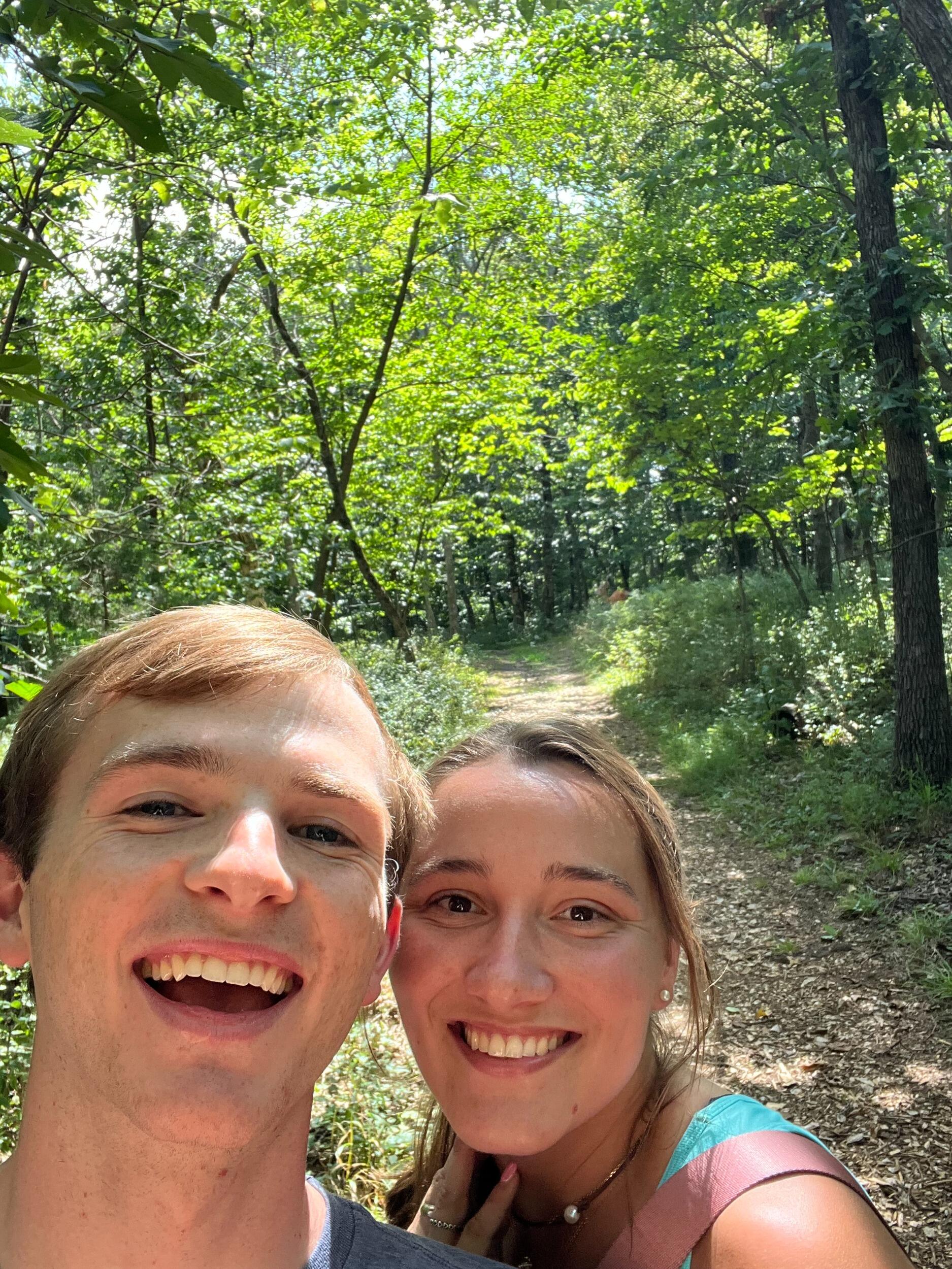 Our fourth date...we were camera shy for our first few