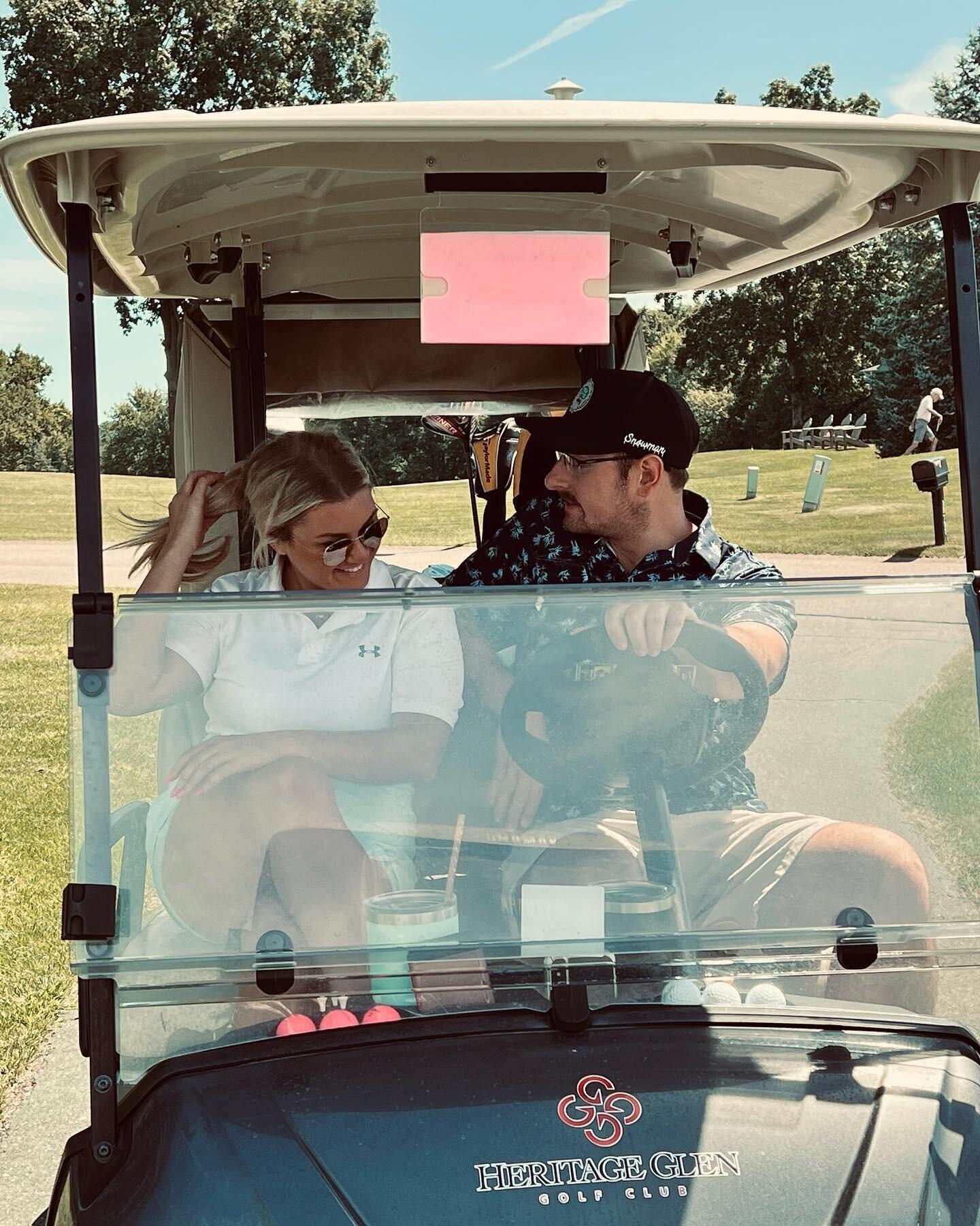 Played golf with Steve & Michele this day in Michigan! Kevin shot his best round ever that day! 