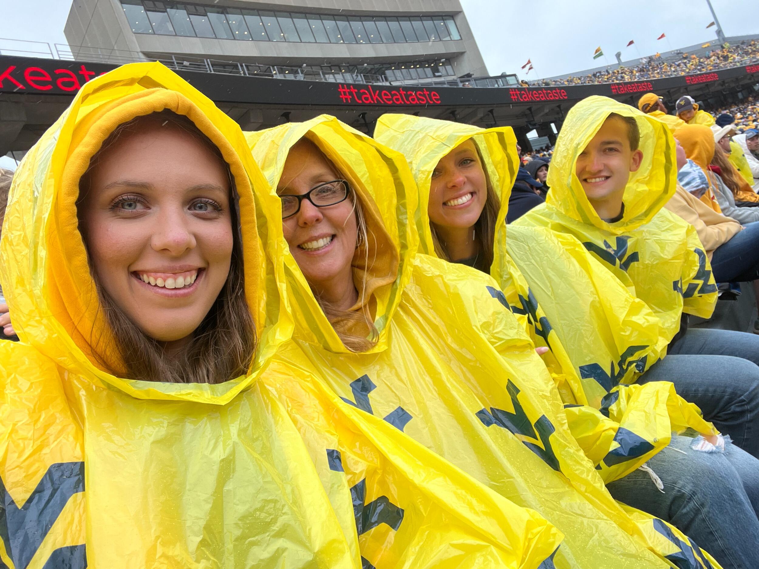 WVU v. Texas Tech game with the family