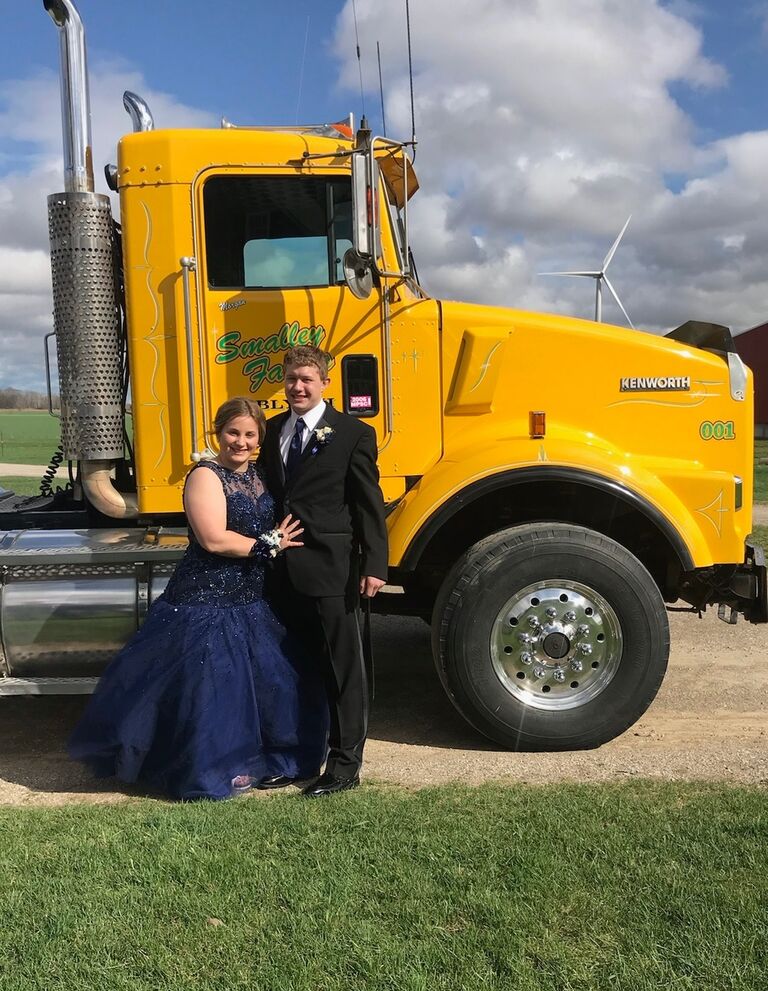 First prom together.
