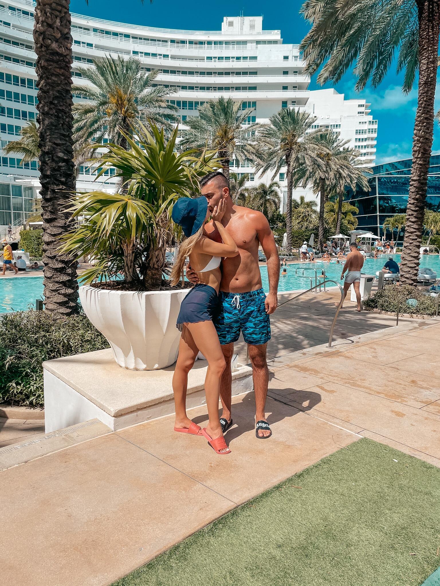 Lexi and Tyler took their first vacation together. They traveled to Miami to celebrate their 2 year anniversary. 