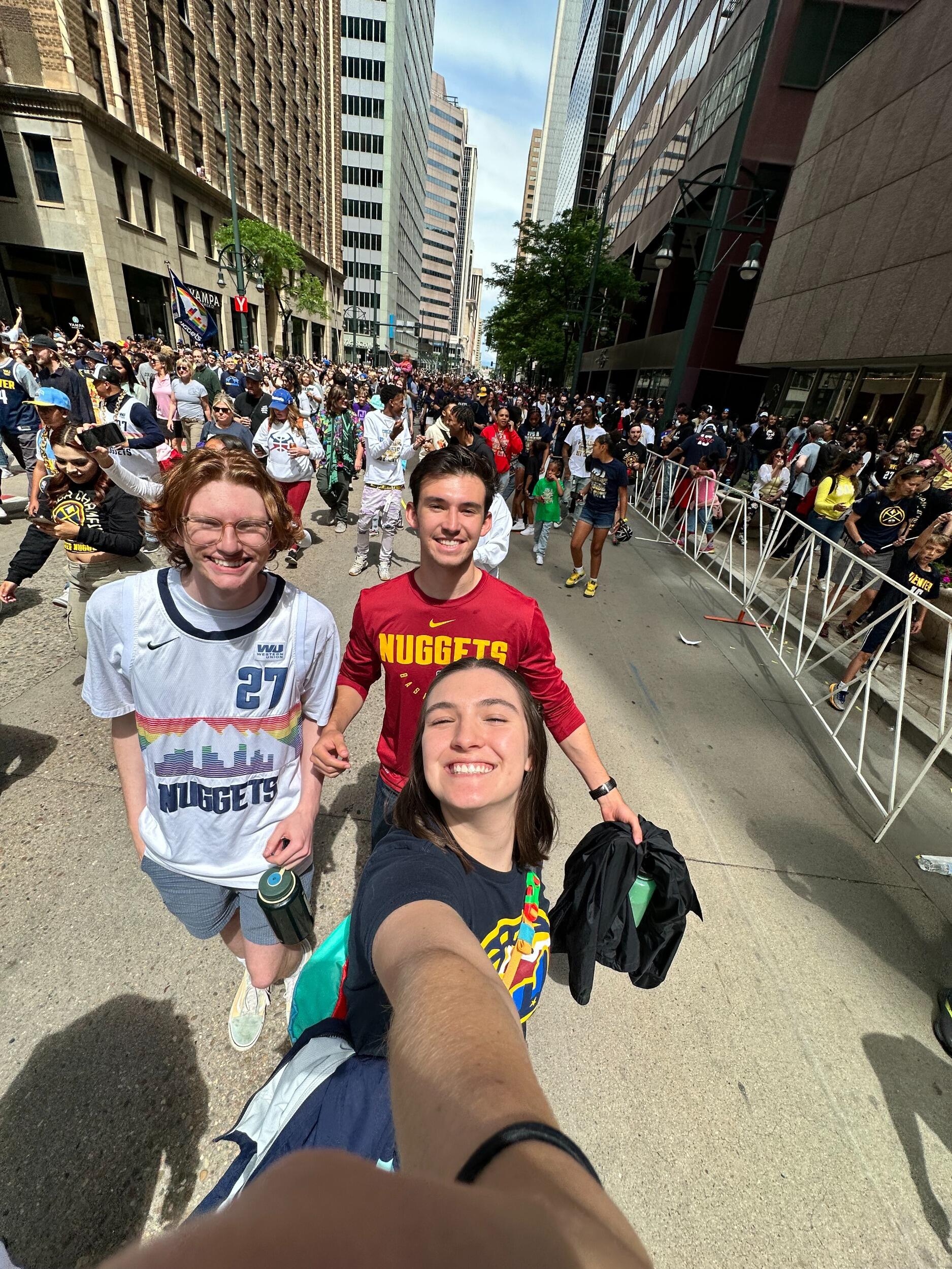 Nuggets victory parade! 