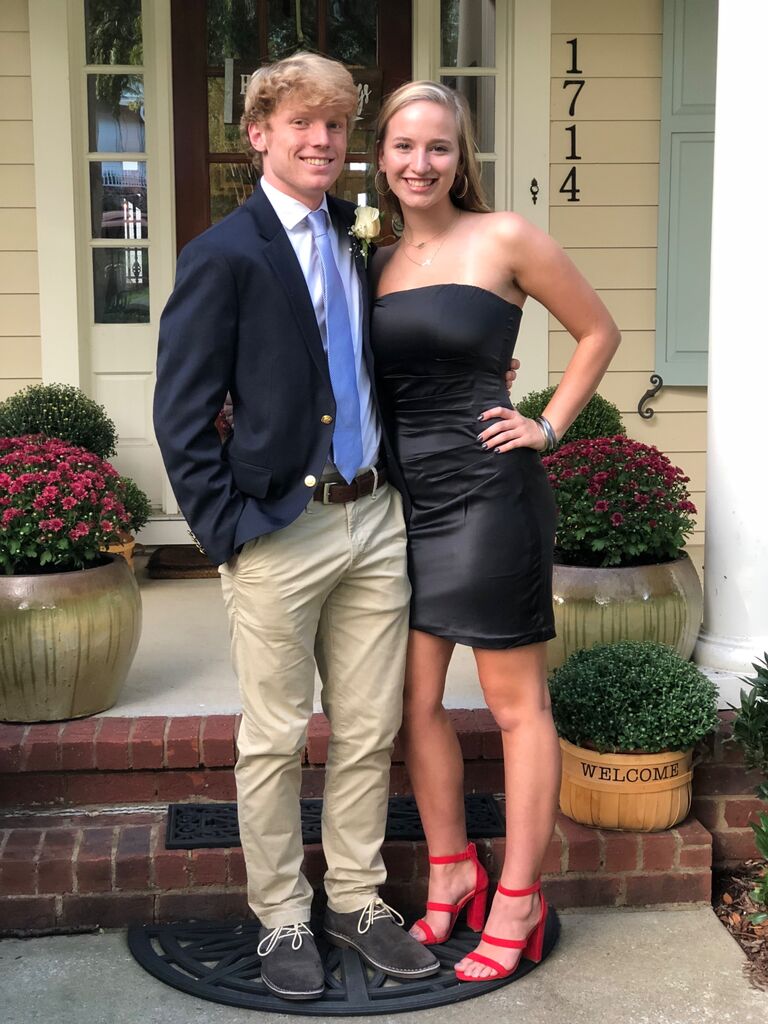 Nick and Kate's first high school dance together (Junior homecoming)!