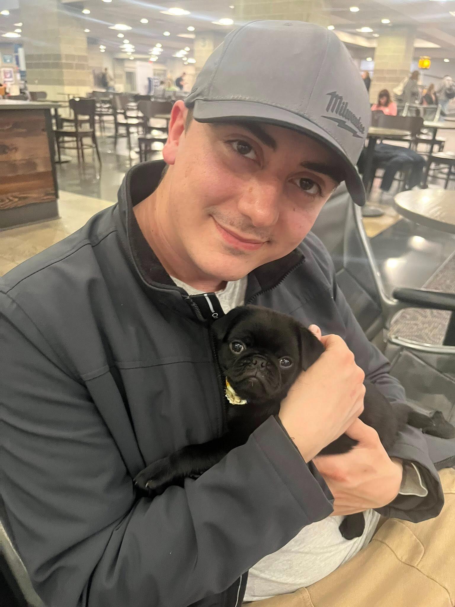 We welcomed our baby boy, Marcus! Alfred had dreamed of having a pug since he was a child, so we made that dream a reality—and we couldn’t be happier with our little guy! 🐶🐾