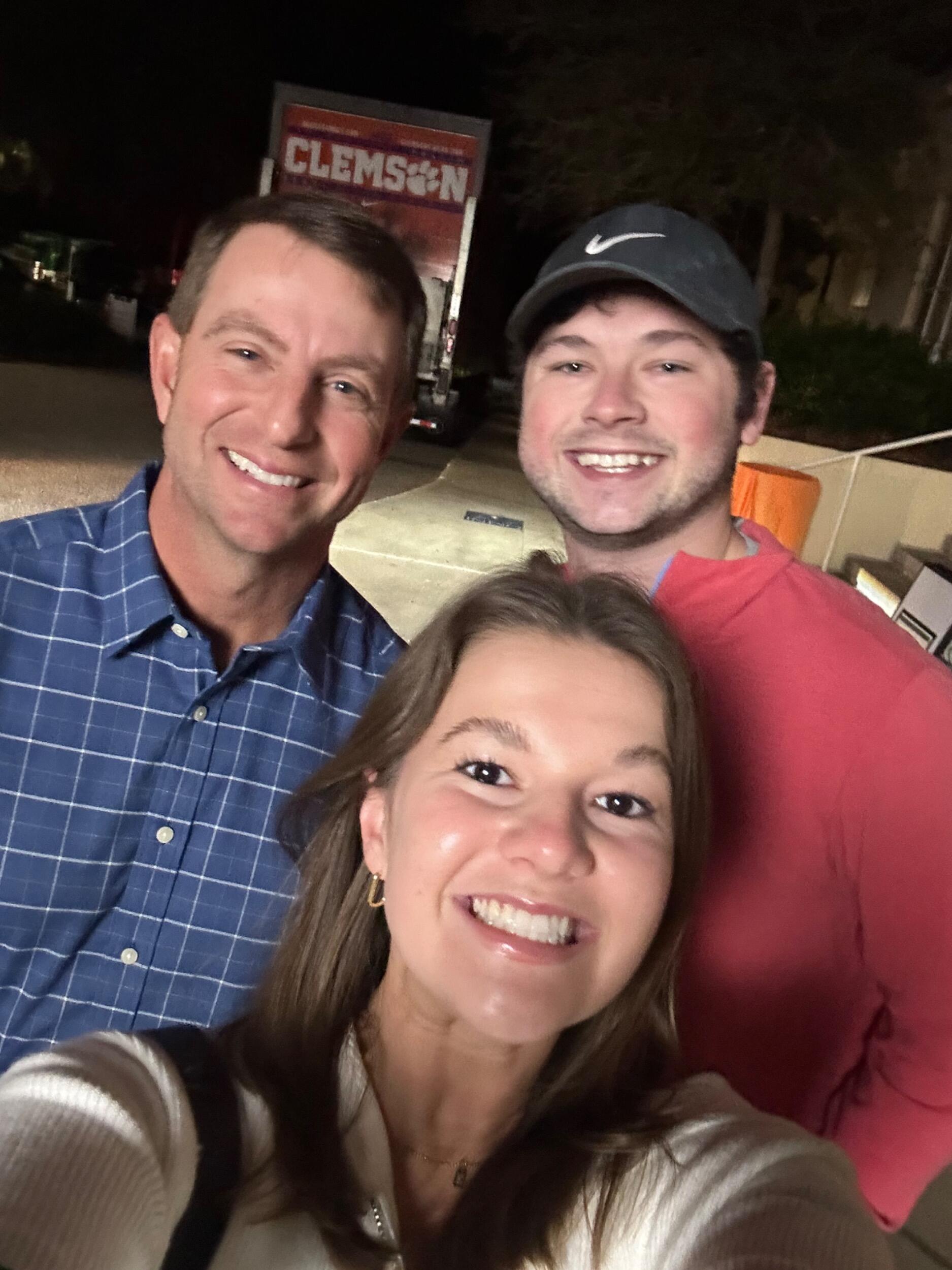 Jake and I went to Amelia Island for a late Christmas getaway. We were supposed to go to the Clemson game but i got severely ill. We met Dabo though! Go dawgs. 