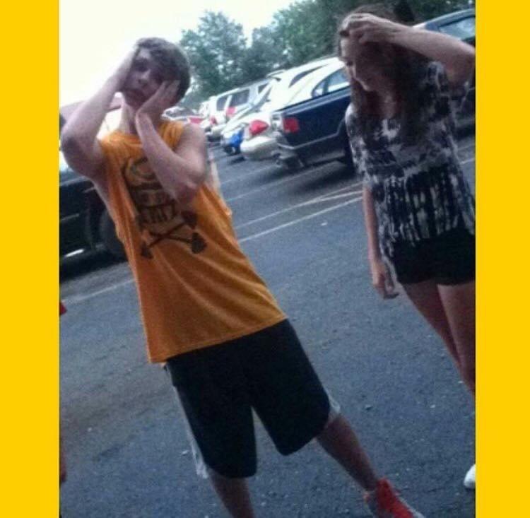 Our very first photo together