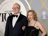 Carrie Coon and husband Tracy Letts