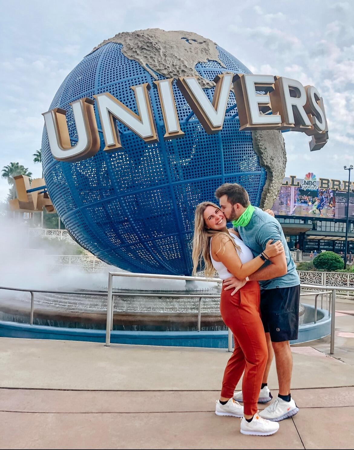 Went on their first of many trips together - Universal Orlando.