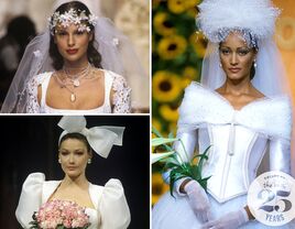 90s beauty wedding trends