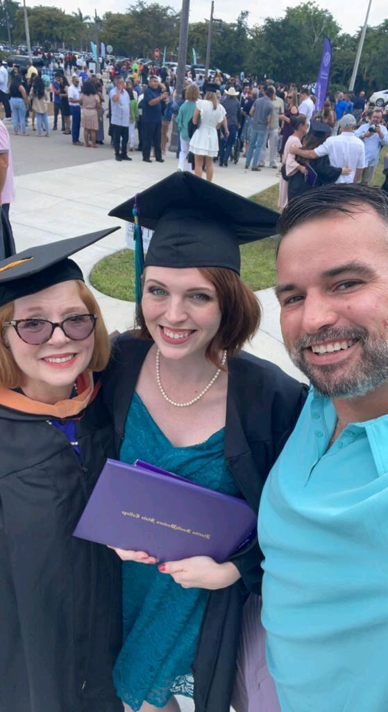 Kat graduated with her AA