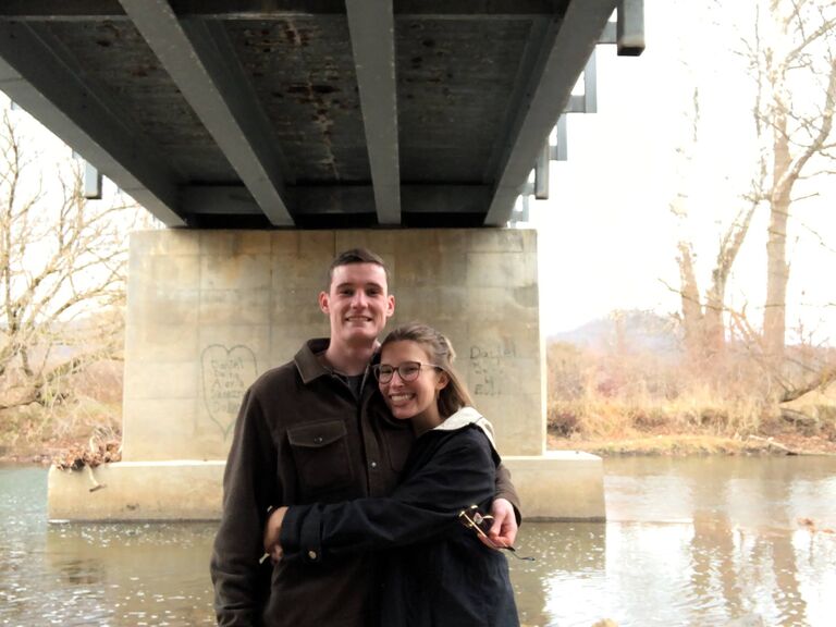 Our first weekend away - Beverly, West Virginia. We got to see the first snowfall of the season on our drive home.