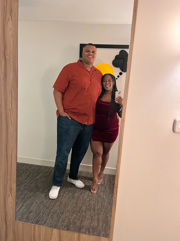 Us celebrating Zane's Birthday in Las Vegas