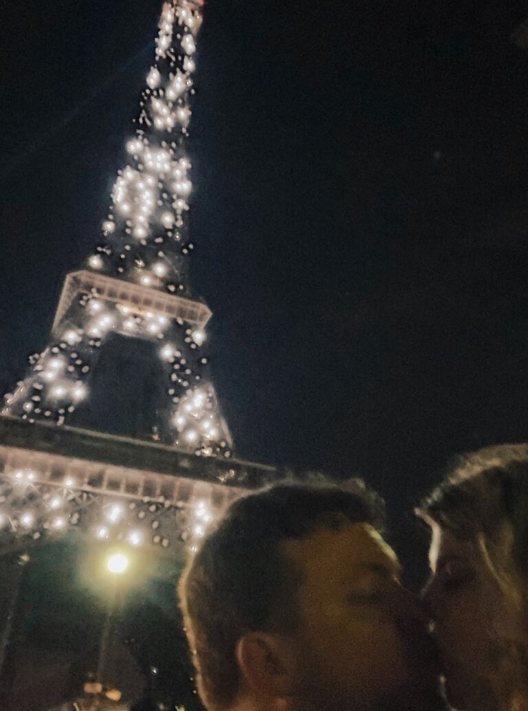 Happy Birthday Mike! Celebrated at Moulin Rouge before running to the Eiffel Tower to watch it sparkle at 1am. 