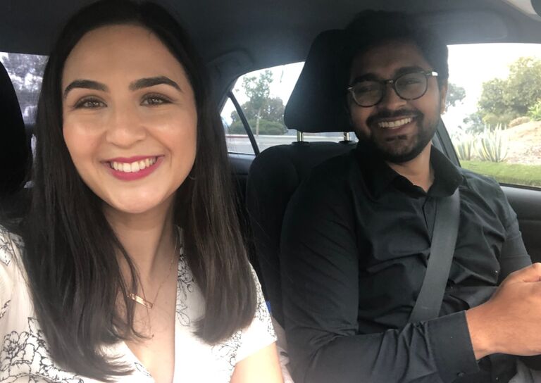 Our one year anniversary selfie!