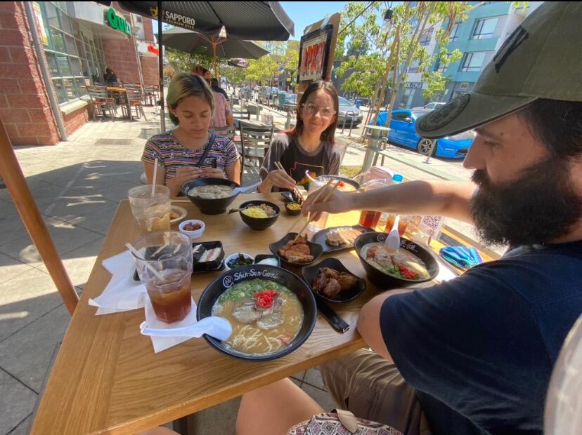 Lunch in Little Tokyo, Los Angeles, CA