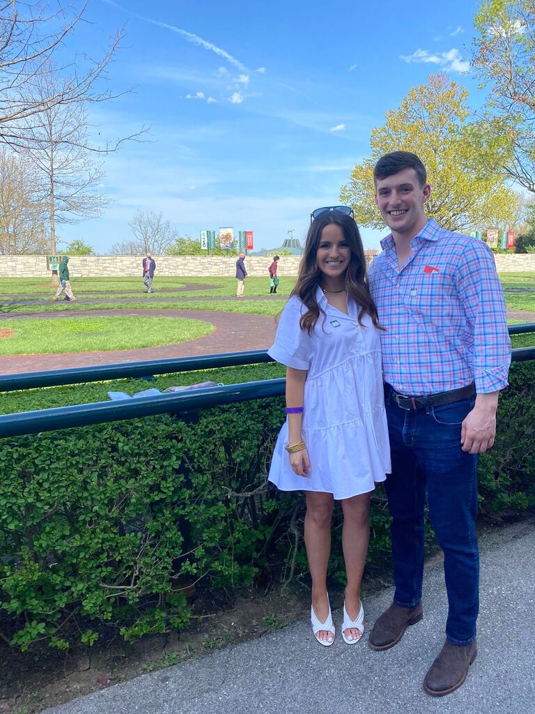 Caroline's first Keeneland Trip