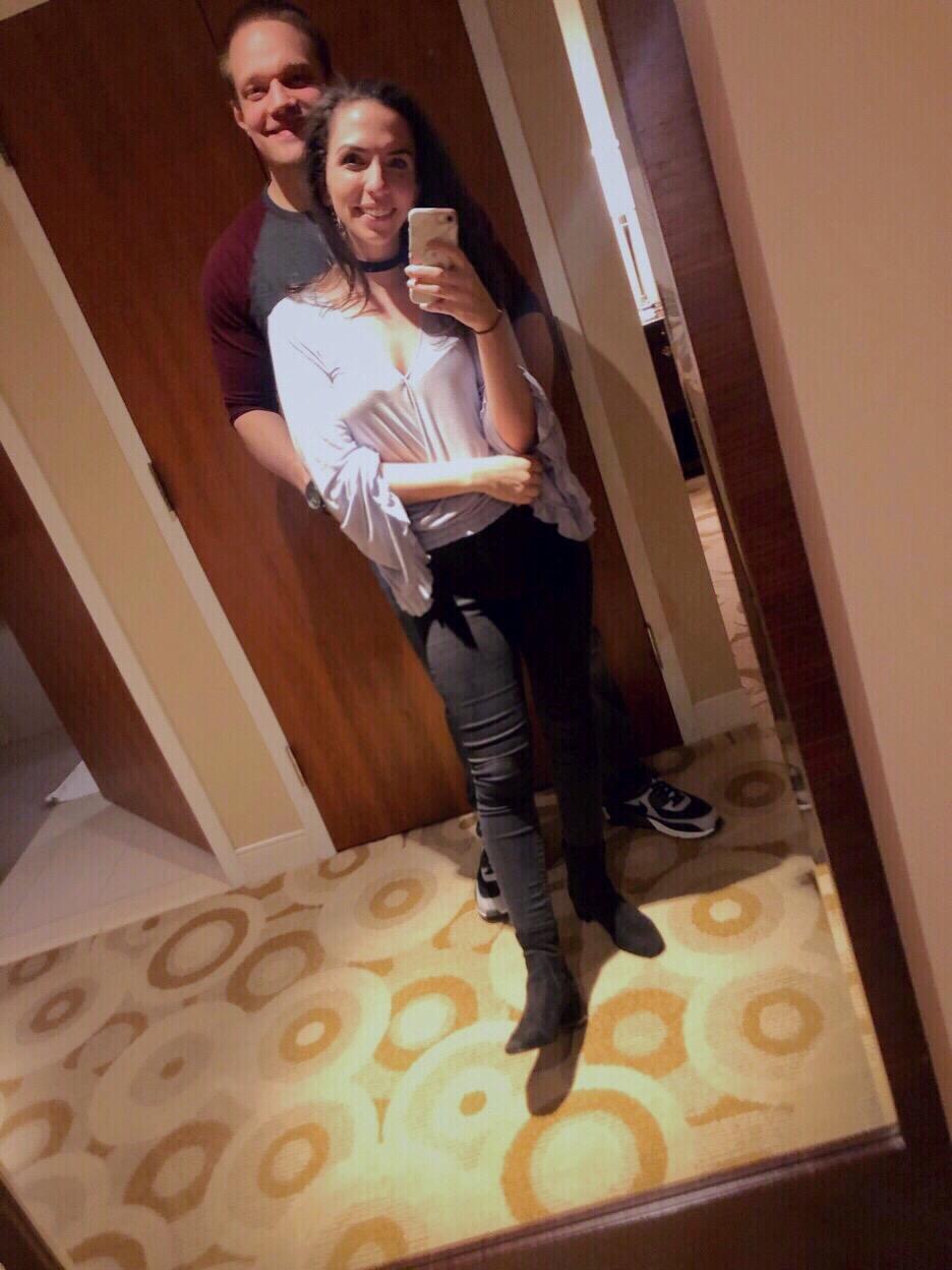 We met back in September 2018 at North Shore University Hospital when I worked as a PCA and he was a nursing student. We didn't go on our first date until December 2018 and took our first trip to Atlantic City in February 2019