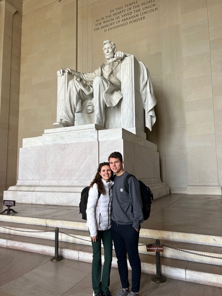 A 3-day spontaneous trip to DC with the Kruegers, traveling with only backpacks