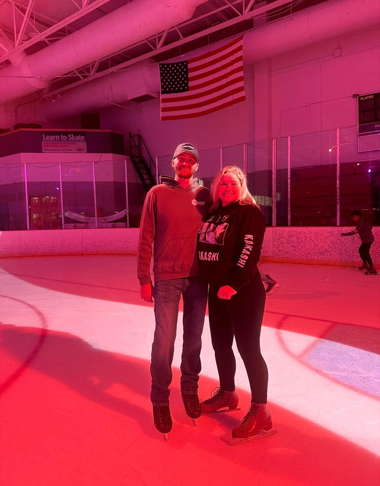 Ice- Skating together!