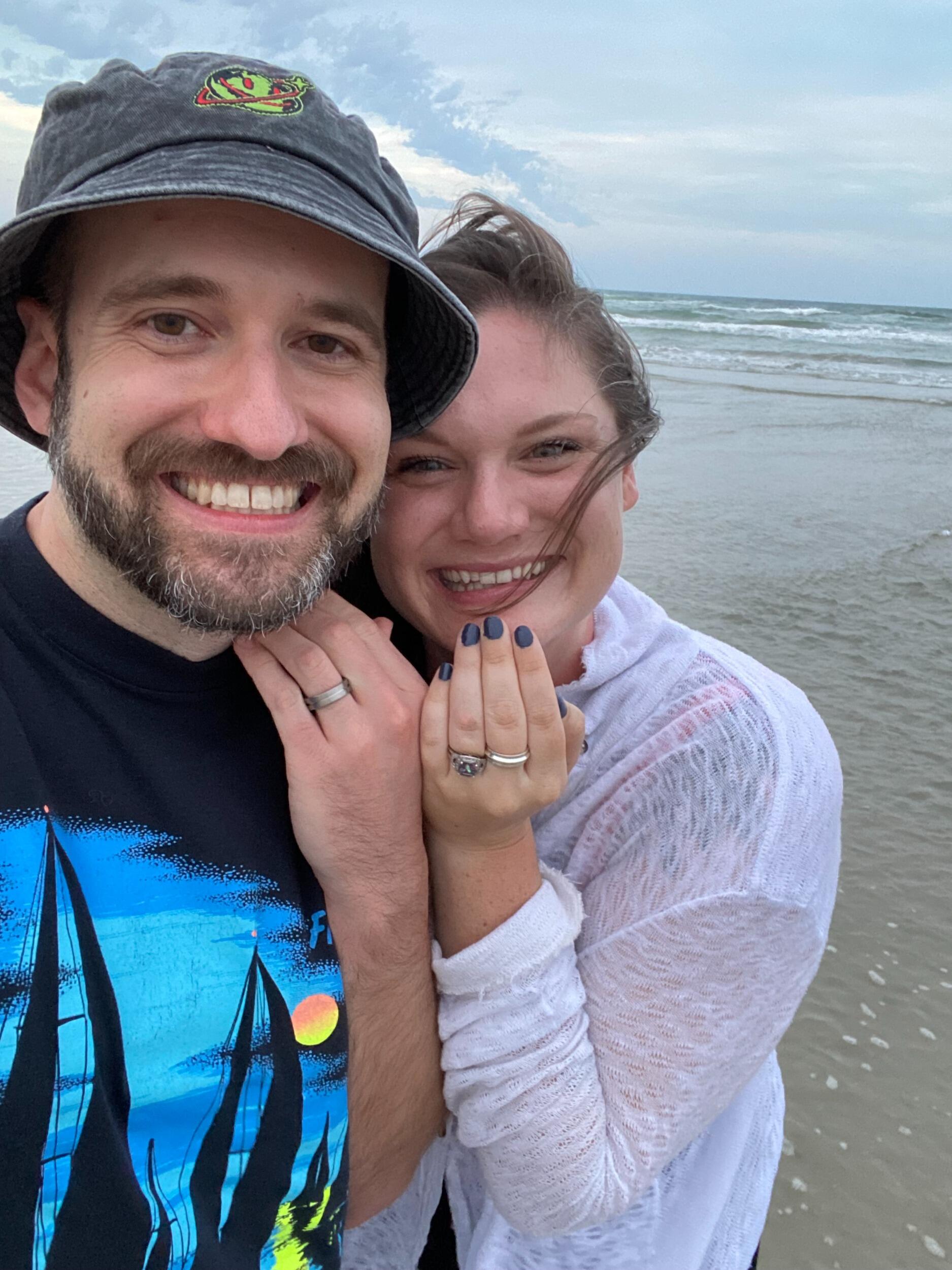 ENGAGEMENT ON THE BEACH!!!
