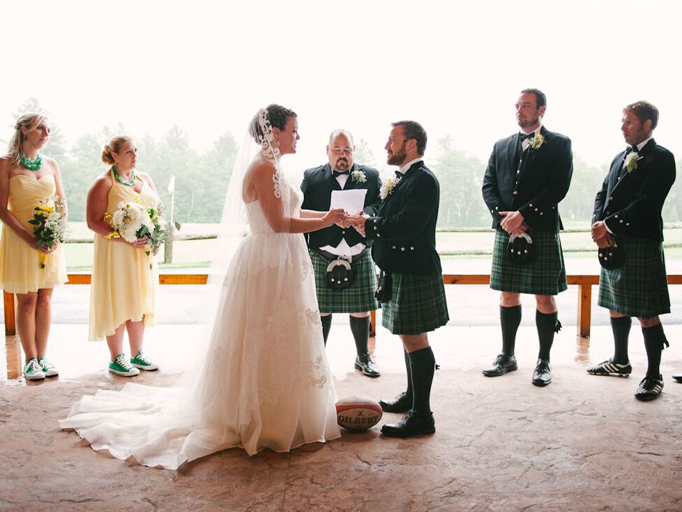 Celtic wedding ceremony.