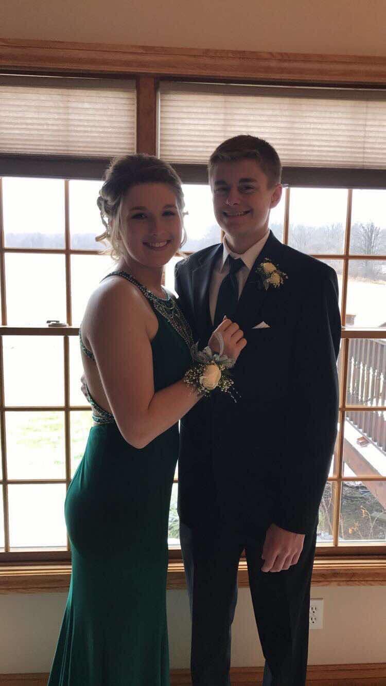 Brandon's senior year prom