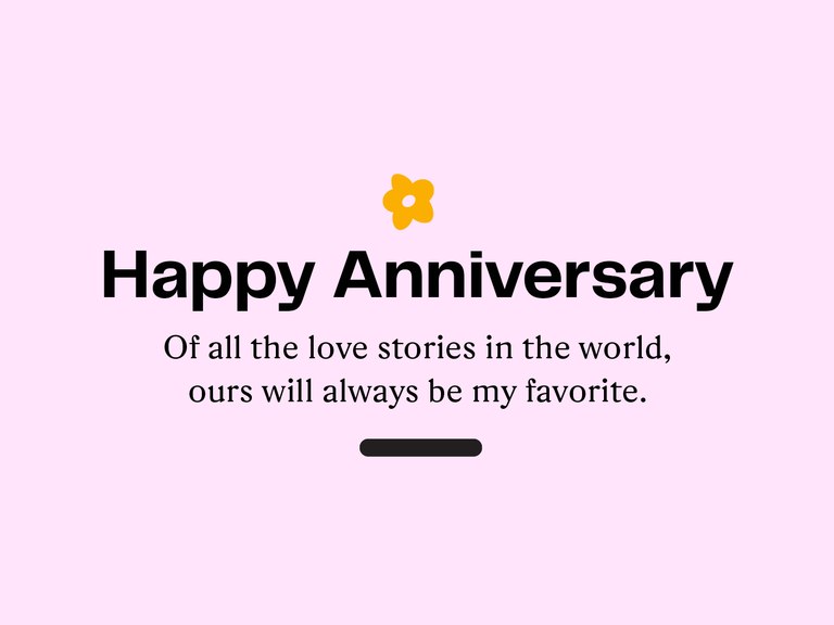 Happy Anniversary free image with romantic anniversary quote for husband or wife
