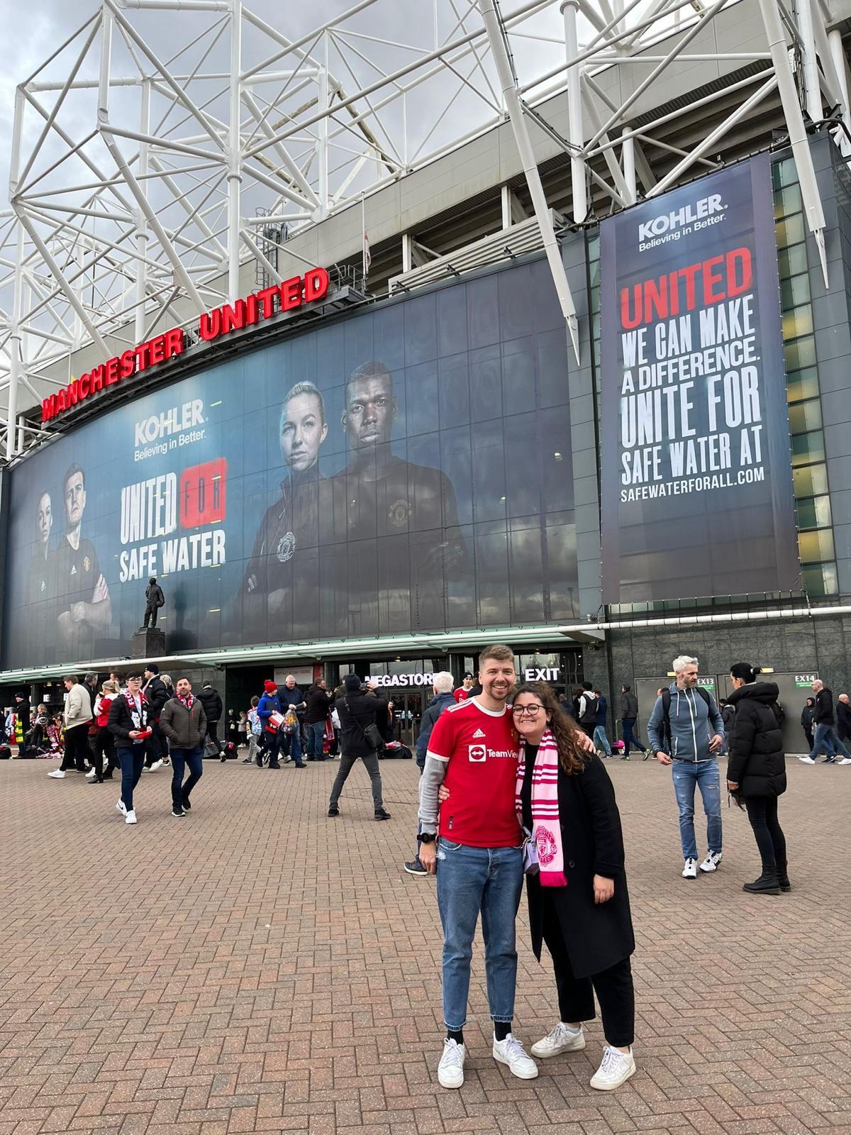 Rien de tel que d'aller fêter les 30 ans de Malo à un match de Manchester United ;)